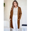 image:imageANRABESS Womens Cardigan Sweater Open Front Knit Long Coatigan Dressy Casual Jacket Coat 2026 Fall Outfits Classy ClothesCaramel