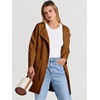 image:imageANRABESS Womens Cardigan Sweater Open Front Knit Long Coatigan Dressy Casual Jacket Coat 2026 Fall Outfits Classy ClothesCaramel
