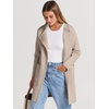 image:imageANRABESS Womens Cardigan Sweater Open Front Knit Long Coatigan Dressy Casual Jacket Coat 2026 Fall Outfits Classy ClothesDeep Apricort