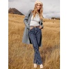 image:imageANRABESS Womens Cardigan Sweater Open Front Knit Long Coatigan Dressy Casual Jacket Coat 2026 Fall Outfits Classy ClothesDeep Gray