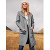 image:imageANRABESS Womens Cardigan Sweater Open Front Knit Long Coatigan Dressy Casual Jacket Coat 2026 Fall Outfits Classy ClothesDeep Gray