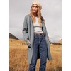 image:imageANRABESS Womens Cardigan Sweater Open Front Knit Long Coatigan Dressy Casual Jacket Coat 2026 Fall Outfits Classy ClothesDeep Gray
