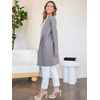 image:imageANRABESS Womens Cardigan Sweater Open Front Knit Long Coatigan Dressy Casual Jacket Coat 2026 Fall Outfits Classy ClothesGray