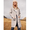image:imageANRABESS Womens Cardigan Sweater Open Front Knit Long Coatigan Dressy Casual Jacket Coat 2026 Fall Outfits Classy ClothesGray Apricort