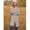 image:imageANRABESS Womens Cardigan Sweater Open Front Knit Long Coatigan Dressy Casual Jacket Coat 2026 Fall Outfits Classy ClothesGray Apricort