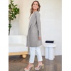 image:imageANRABESS Womens Cardigan Sweater Open Front Knit Long Coatigan Dressy Casual Jacket Coat 2026 Fall Outfits Classy ClothesLight Gray