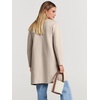image:imageANRABESS Womens Cardigan Sweater Open Front Knit Long Coatigan Dressy Casual Jacket Coat 2026 Fall Outfits Classy ClothesLight Khaki