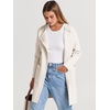 image:imageANRABESS Womens Cardigan Sweater Open Front Knit Long Coatigan Dressy Casual Jacket Coat 2026 Fall Outfits Classy ClothesOffwhite