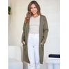 image:imageANRABESS Womens Cardigan Sweater Open Front Knit Long Coatigan Dressy Casual Jacket Coat 2026 Fall Outfits Classy ClothesOlive Green