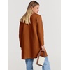 image:imageANRABESS Womens Cardigan Sweater Open Front Knit Long Coatigan Dressy Casual Jacket Coat 2026 Fall Outfits Classy ClothesOrange Rust
