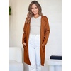 image:imageANRABESS Womens Cardigan Sweater Open Front Knit Long Coatigan Dressy Casual Jacket Coat 2026 Fall Outfits Classy ClothesOrange Rust