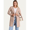 image:imageANRABESS Womens Cardigan Sweater Open Front Knit Long Coatigan Dressy Casual Jacket Coat 2026 Fall Outfits Classy ClothesPeachy Khaki