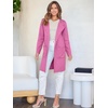 image:imageANRABESS Womens Cardigan Sweater Open Front Knit Long Coatigan Dressy Casual Jacket Coat 2026 Fall Outfits Classy ClothesRose
