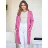 image:imageANRABESS Womens Cardigan Sweater Open Front Knit Long Coatigan Dressy Casual Jacket Coat 2026 Fall Outfits Classy ClothesRose