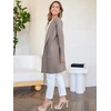 image:imageANRABESS Womens Cardigan Sweater Open Front Knit Long Coatigan Dressy Casual Jacket Coat 2026 Fall Outfits Classy ClothesTaupe