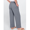 image:imageANRABESS Womens Casual Pants Summer High Waist Drawstring Loose Fit 2026 Beach Lightweight Comfy Lounge Trousers with PocketsGrey