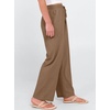 image:imageANRABESS Womens Casual Pants Summer High Waist Drawstring Loose Fit 2026 Beach Lightweight Comfy Lounge Trousers with PocketsKhaki