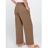 image:imageANRABESS Womens Casual Pants Summer High Waist Drawstring Loose Fit 2026 Beach Lightweight Comfy Lounge Trousers with PocketsKhaki
