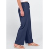 image:imageANRABESS Womens Casual Pants Summer High Waist Drawstring Loose Fit 2026 Beach Lightweight Comfy Lounge Trousers with PocketsNavy Blue