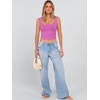 image:imageANRABESS Womens Crop Tank Tops Soft Breathable Ribbed Slim Fit Comfy for BasicCasualGoing OutampDaily WearHot Pink