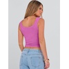 image:imageANRABESS Womens Crop Tank Tops Soft Breathable Ribbed Slim Fit Comfy for BasicCasualGoing OutampDaily WearHot Pink