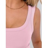 image:imageANRABESS Womens Crop Tank Tops Soft Breathable Ribbed Slim Fit Comfy for BasicCasualGoing OutampDaily WearPink