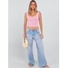 image:imageANRABESS Womens Crop Tank Tops Soft Breathable Ribbed Slim Fit Comfy for BasicCasualGoing OutampDaily WearPink