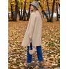 image:imageANRABESS Womens Long Cardigans Sweater 2026 Fall Dressy Casual Lapel Knit Warm Trench Coatigan Oversized Blazer Jacket CoatApricot