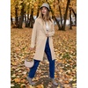 image:imageANRABESS Womens Long Cardigans Sweater 2026 Fall Dressy Casual Lapel Knit Warm Trench Coatigan Oversized Blazer Jacket CoatApricot