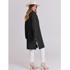 image:imageANRABESS Womens Long Cardigans Sweater 2026 Fall Dressy Casual Lapel Knit Warm Trench Coatigan Oversized Blazer Jacket CoatBlack