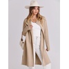 image:imageANRABESS Womens Long Cardigans Sweater 2026 Fall Dressy Casual Lapel Knit Warm Trench Coatigan Oversized Blazer Jacket CoatDark Apricot