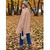 image:imageANRABESS Womens Long Cardigans Sweater 2026 Fall Dressy Casual Lapel Knit Warm Trench Coatigan Oversized Blazer Jacket CoatDeep Apricot