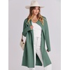 image:imageANRABESS Womens Long Cardigans Sweater 2026 Fall Dressy Casual Lapel Knit Warm Trench Coatigan Oversized Blazer Jacket CoatGreen