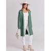 image:imageANRABESS Womens Long Cardigans Sweater 2026 Fall Dressy Casual Lapel Knit Warm Trench Coatigan Oversized Blazer Jacket CoatGreen