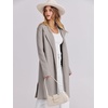 image:imageANRABESS Womens Long Cardigans Sweater 2026 Fall Dressy Casual Lapel Knit Warm Trench Coatigan Oversized Blazer Jacket CoatGrey Khaki