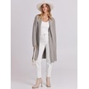 image:imageANRABESS Womens Long Cardigans Sweater 2026 Fall Dressy Casual Lapel Knit Warm Trench Coatigan Oversized Blazer Jacket CoatGrey Khaki