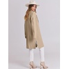 image:imageANRABESS Womens Long Cardigans Sweater 2026 Fall Dressy Casual Lapel Knit Warm Trench Coatigan Oversized Blazer Jacket CoatKhaki