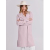 image:imageANRABESS Womens Long Cardigans Sweater 2026 Fall Dressy Casual Lapel Knit Warm Trench Coatigan Oversized Blazer Jacket CoatLight Pink