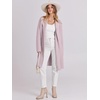 image:imageANRABESS Womens Long Cardigans Sweater 2026 Fall Dressy Casual Lapel Knit Warm Trench Coatigan Oversized Blazer Jacket CoatLight Pink
