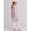 image:imageANRABESS Womens Long Cardigans Sweater 2026 Fall Dressy Casual Lapel Knit Warm Trench Coatigan Oversized Blazer Jacket CoatLight Pink