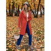 image:imageANRABESS Womens Long Cardigans Sweater 2026 Fall Dressy Casual Lapel Knit Warm Trench Coatigan Oversized Blazer Jacket CoatOrange