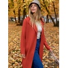 image:imageANRABESS Womens Long Cardigans Sweater 2026 Fall Dressy Casual Lapel Knit Warm Trench Coatigan Oversized Blazer Jacket CoatOrange