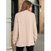 image:imageANRABESS Womens Long Sleeve Henley Tops Tunic Sweatshirt Loose Slit Casual Button Shirts Pullover 2026 Fall Winter OutfitsBeige Camel