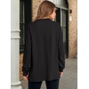 image:imageANRABESS Womens Long Sleeve Henley Tops Tunic Sweatshirt Loose Slit Casual Button Shirts Pullover 2026 Fall Winter OutfitsBlack