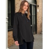 image:imageANRABESS Womens Long Sleeve Henley Tops Tunic Sweatshirt Loose Slit Casual Button Shirts Pullover 2026 Fall Winter OutfitsBlack