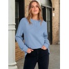 image:imageANRABESS Womens Long Sleeve Henley Tops Tunic Sweatshirt Loose Slit Casual Button Shirts Pullover 2026 Fall Winter OutfitsBlue