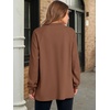 image:imageANRABESS Womens Long Sleeve Henley Tops Tunic Sweatshirt Loose Slit Casual Button Shirts Pullover 2026 Fall Winter OutfitsCaramel