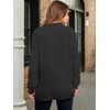 image:imageANRABESS Womens Long Sleeve Henley Tops Tunic Sweatshirt Loose Slit Casual Button Shirts Pullover 2026 Fall Winter OutfitsDeep Grey