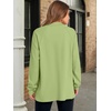 image:imageANRABESS Womens Long Sleeve Henley Tops Tunic Sweatshirt Loose Slit Casual Button Shirts Pullover 2026 Fall Winter OutfitsGreen