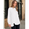 image:imageANRABESS Womens Long Sleeve Henley Tops Tunic Sweatshirt Loose Slit Casual Button Shirts Pullover 2026 Fall Winter OutfitsWhite